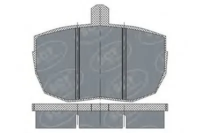 Комплект тормозных колодок, дисковый тормоз SCT Germany купить