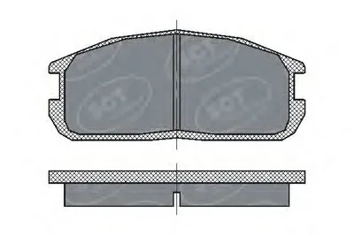 Комплект тормозных колодок, дисковый тормоз SCT Germany купить