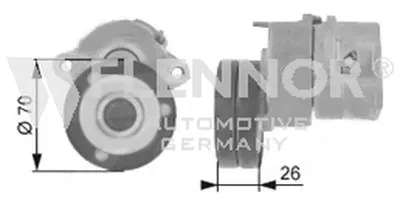 Натяжная планка, поликлиновой ремень FLENNOR купить