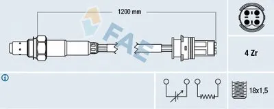 Лямда-зонд FAE купить