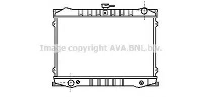 Радиатор, охлаждение двигателя AVA QUALITY COOLING купить