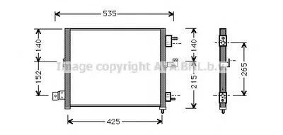 Конденсатор, кондиционер AVA QUALITY COOLING купить