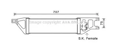 Масляный радиатор, автоматическая коробка передач AVA QUALITY COOLING купить