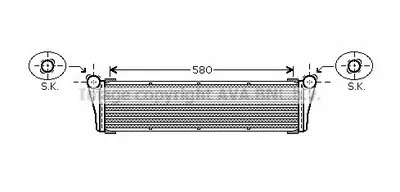 Радиатор, охлаждение двигателя AVA QUALITY COOLING купить