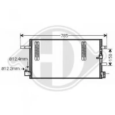 Конденсатор, кондиционер DIEDERICHS купить