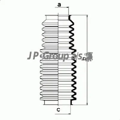 Комплект пылника, рулевое управление QH JP GROUP купить