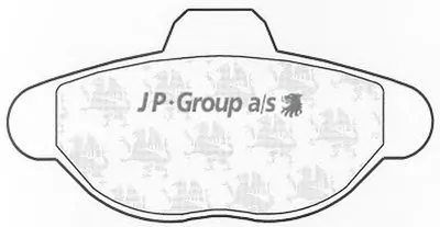 Комплект тормозных колодок, дисковый тормоз QH JP GROUP купить