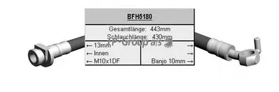 Тормозной шланг QH JP GROUP купить