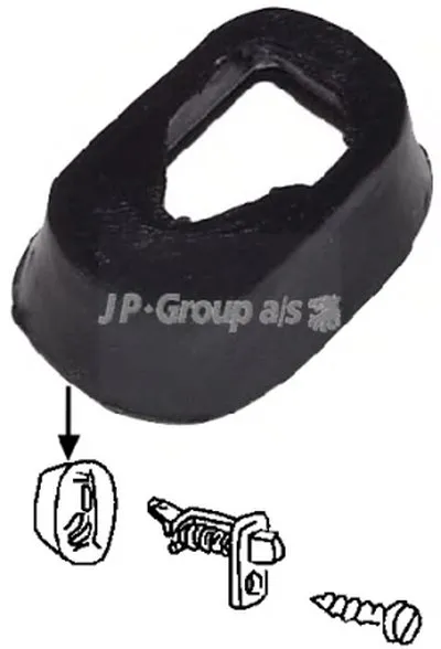 Прокладка, страховочная подсветка двери JP GROUP купить