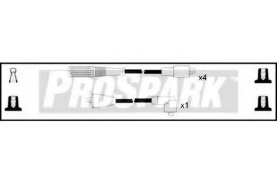 Комплект проводов зажигания ProSpark STANDARD купить