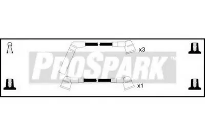 Комплект проводов зажигания ProSpark STANDARD купить
