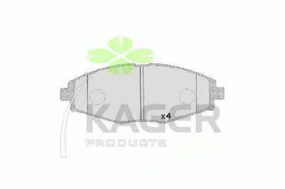 Комплект тормозных колодок, дисковый тормоз KAGER купить