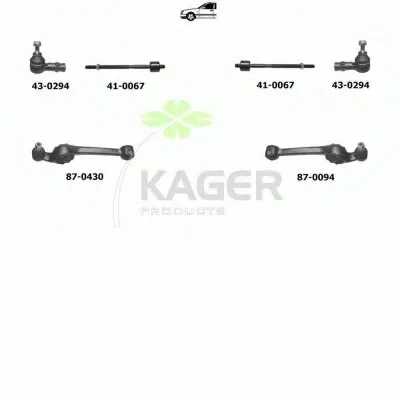 Подвеска колеса KAGER купить