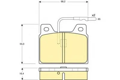 Комплект тормозных колодок, дисковый тормоз GIRLING купить