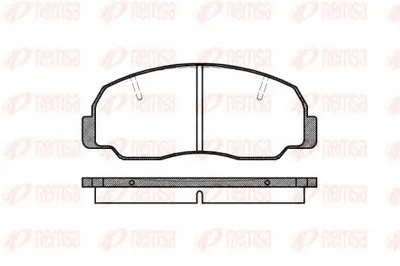 Комплект тормозных колодок, дисковый тормоз KAWE купить
