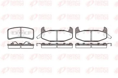 Комплект тормозных колодок, дисковый тормоз KAWE купить