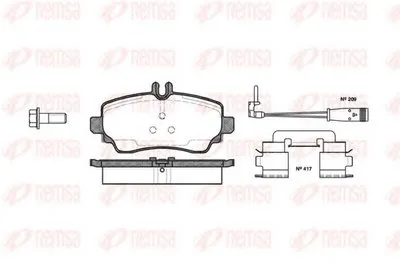 Комплект тормозных колодок, дисковый тормоз KAWE купить