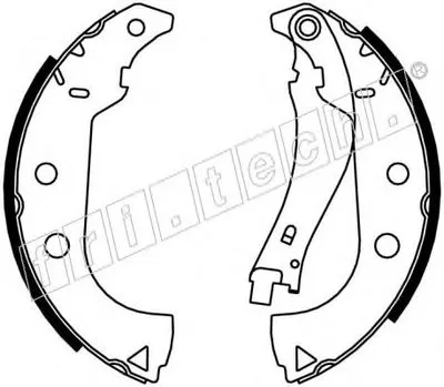 Комплект тормозных колодок REPARATION KIT fri.tech. купить