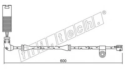 Сигнализатор, износ тормозных колодок fri.tech. купить