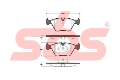Комплект тормозных колодок, дисковый тормоз sbs купить