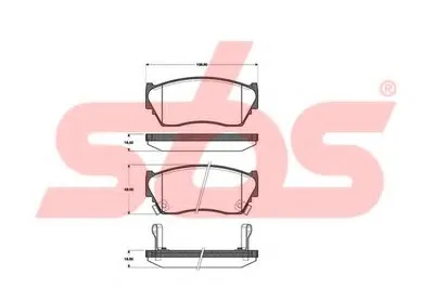 Комплект тормозных колодок, дисковый тормоз sbs купить