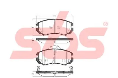 Комплект тормозных колодок, дисковый тормоз sbs купить