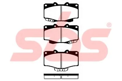 Комплект тормозных колодок, дисковый тормоз sbs купить
