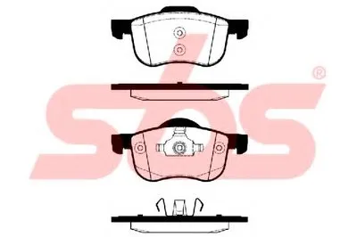 Комплект тормозных колодок, дисковый тормоз sbs купить