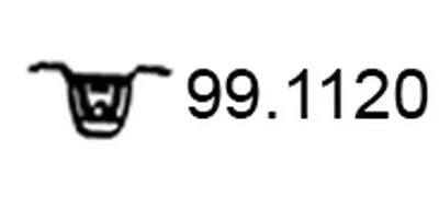 Кронштейн, система выпуска ОГ ASSO купить