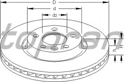 Тормозной диск TOPRAN купить