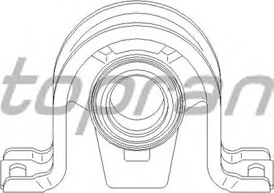 Подвеска, карданный вал TOPRAN купить