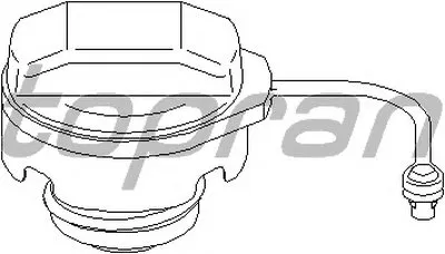Крышка, топливной бак TOPRAN купить