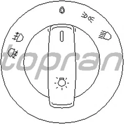 Выключатель, головной свет TOPRAN купить