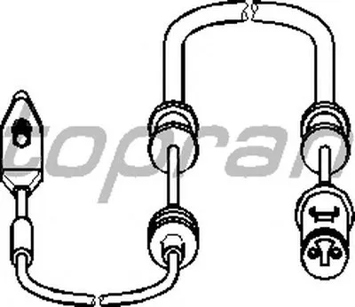 Датчик, износ тормозных колодок TOPRAN купить