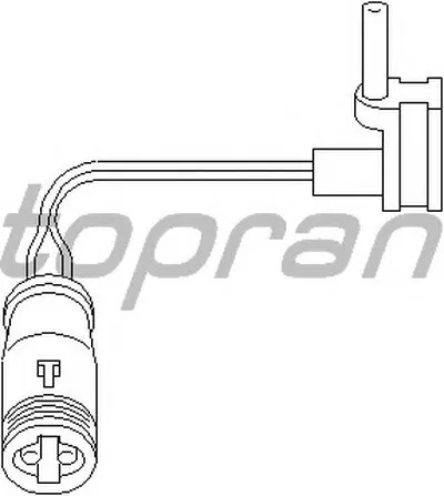 Датчик, износ тормозных колодок TOPRAN купить