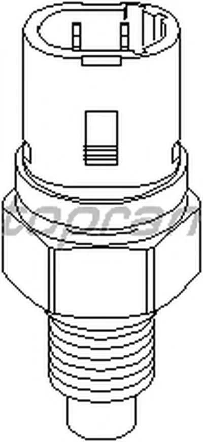 Датчик, температура охлаждающей жидкости TOPRAN купить