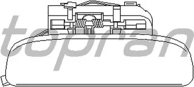 Ручка двери TOPRAN купить