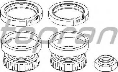 Комплект подшипника ступицы колеса TOPRAN купить