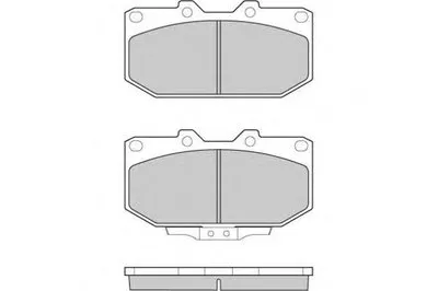 Комплект тормозных колодок, дисковый тормоз E.T.F. купить