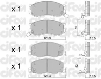 Комплект тормозных колодок, дисковый тормоз CIFAM купить