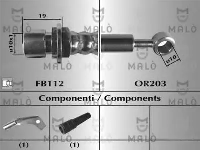 Тормозной шланг MALÒ купить