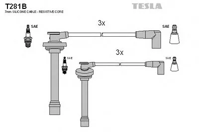 Комплект проводов зажигания TESLA купить