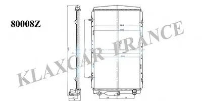 Радиатор, охлаждение двигателя KLAXCAR FRANCE купить