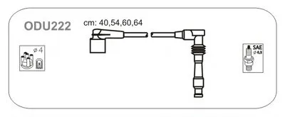 Комплект проводов зажигания JANMOR купить