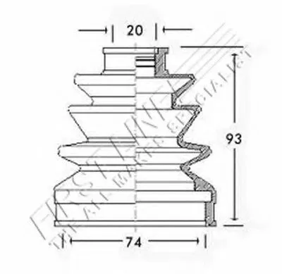 Пыльник, приводной вал FIRST LINE купить
