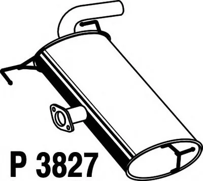 Глушитель выхлопных газов конечный FENNO купить