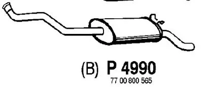 Глушитель выхлопных газов конечный FENNO купить