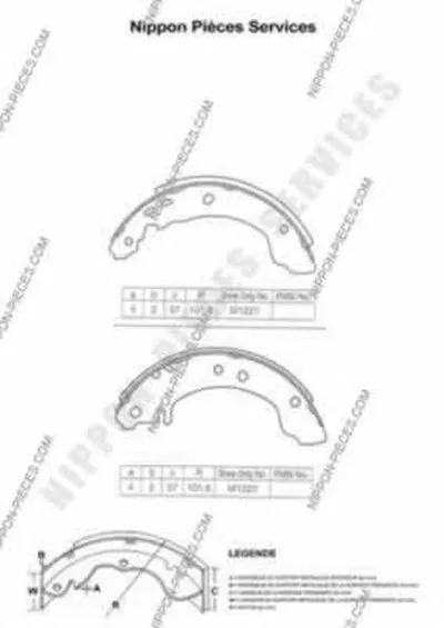 Комплект тормозных колодок NPS купить