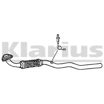 Труба выхлопного газа KLARIUS купить