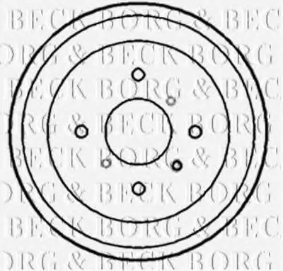 Тормозной барабан BORG & BECK купить